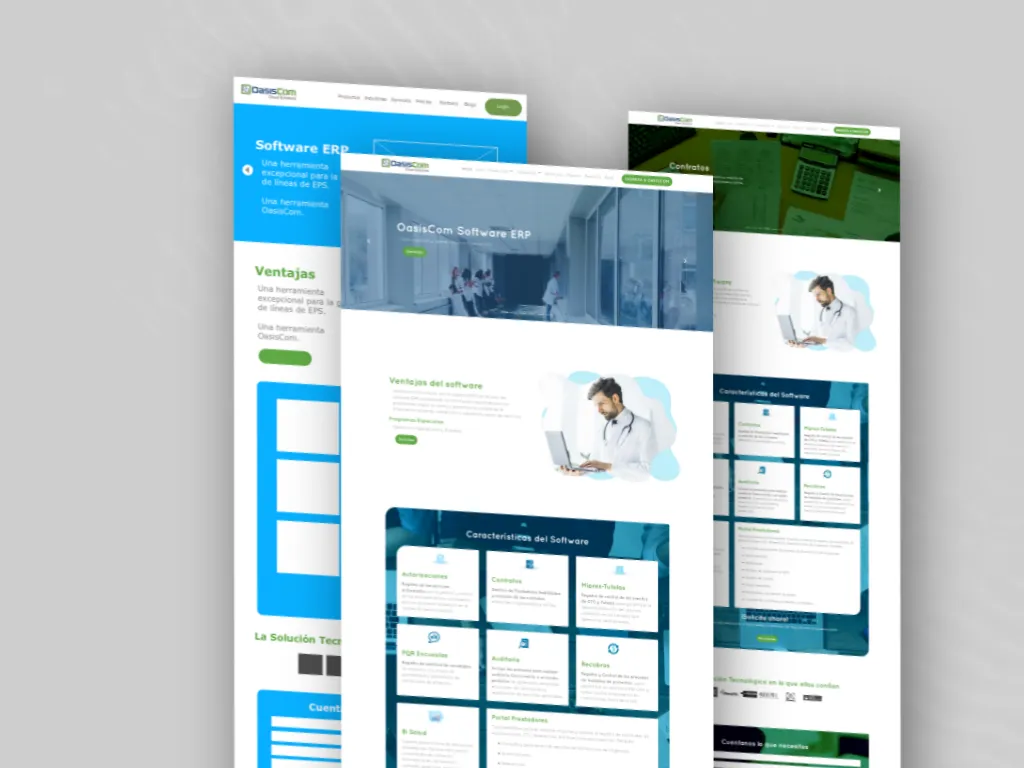 Front end consultant for template development of  a Landing Page Template for a SaaS Company.